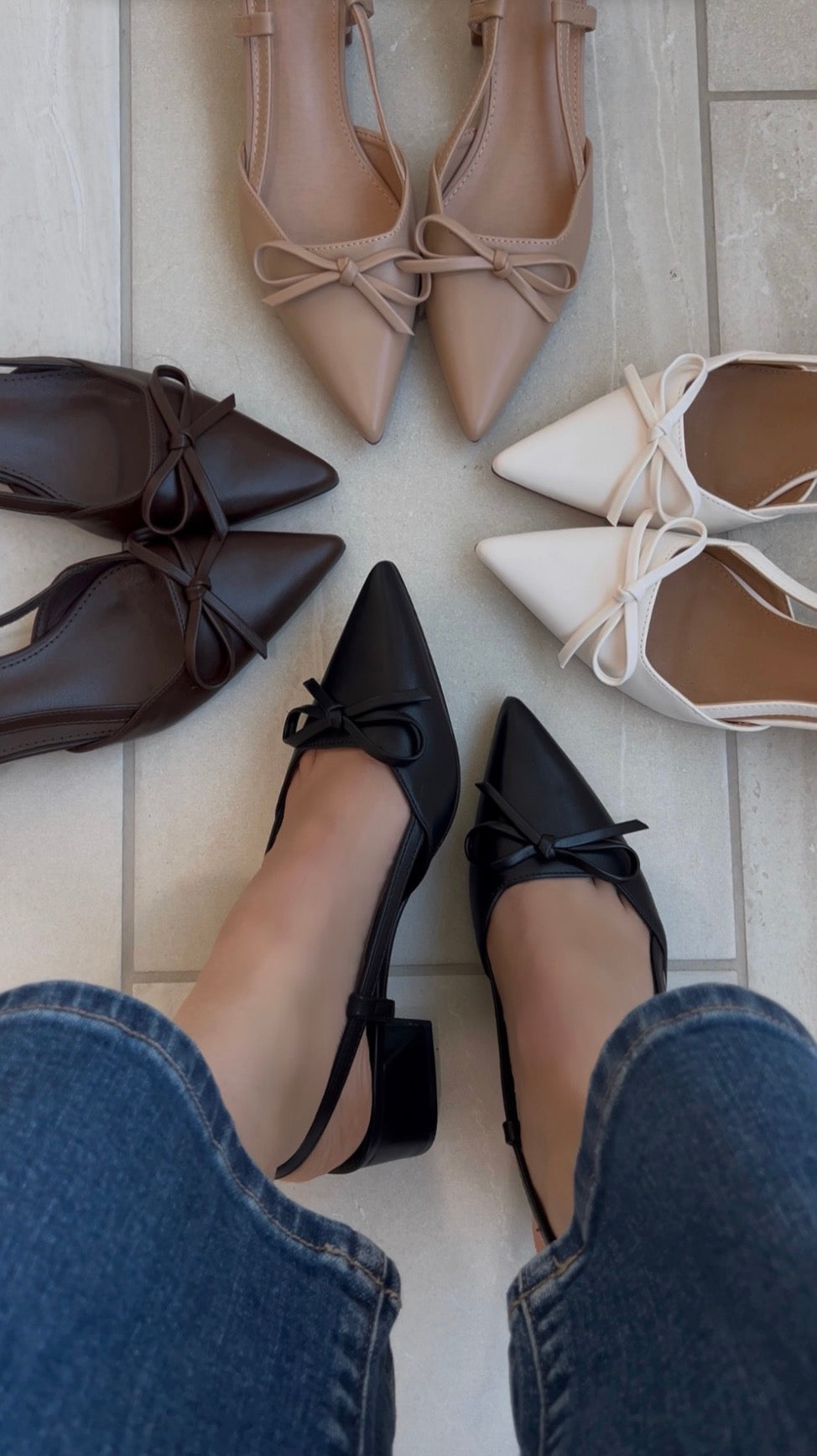 Maxine Closed Pointed Toe Heel