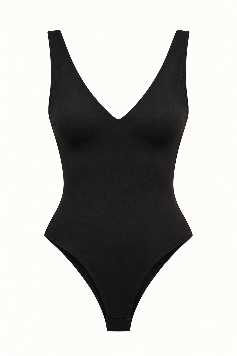 V Neck Basic Bodysuit