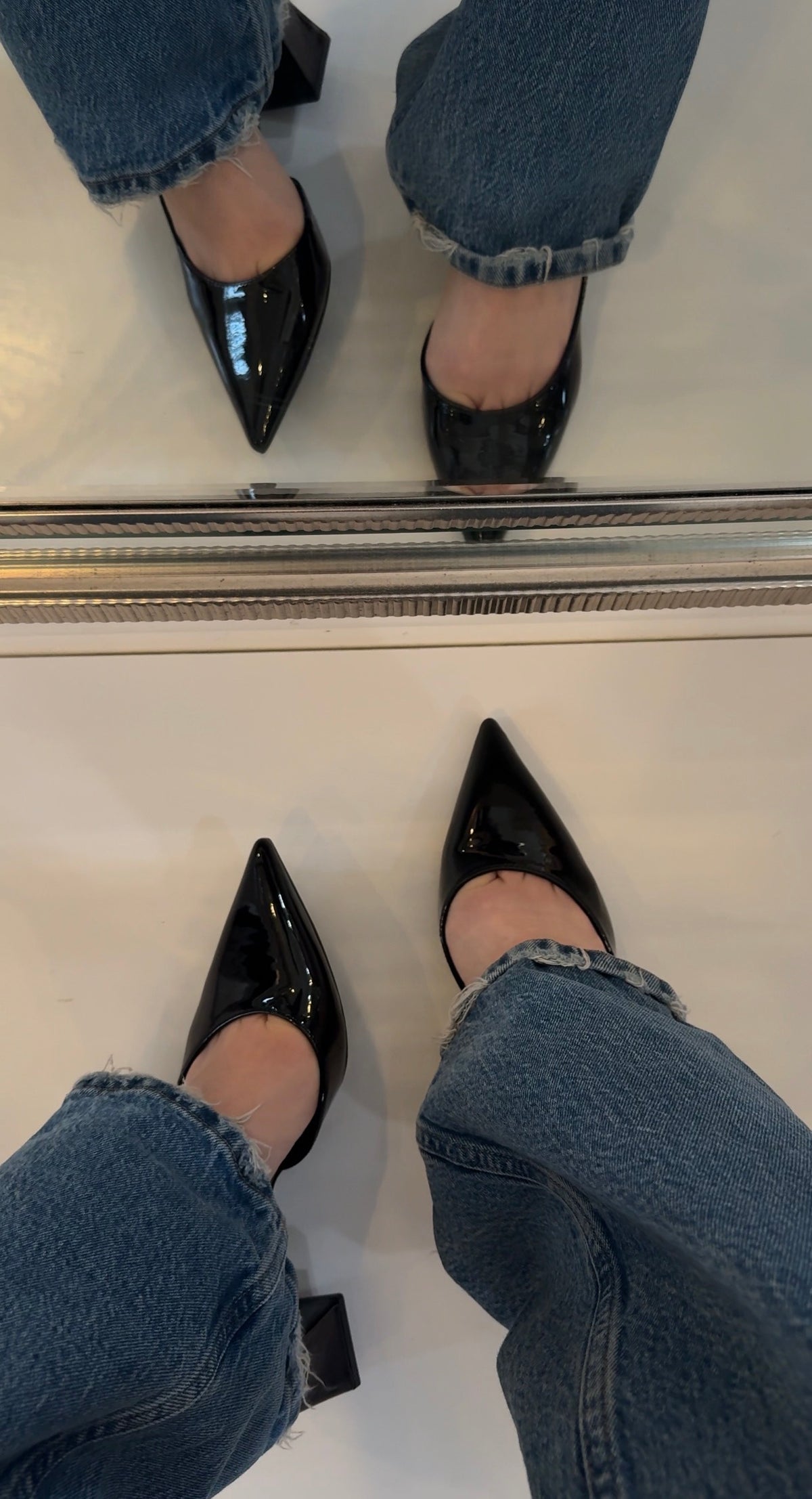 Celestine Pointed Closed Toe Mule Heel