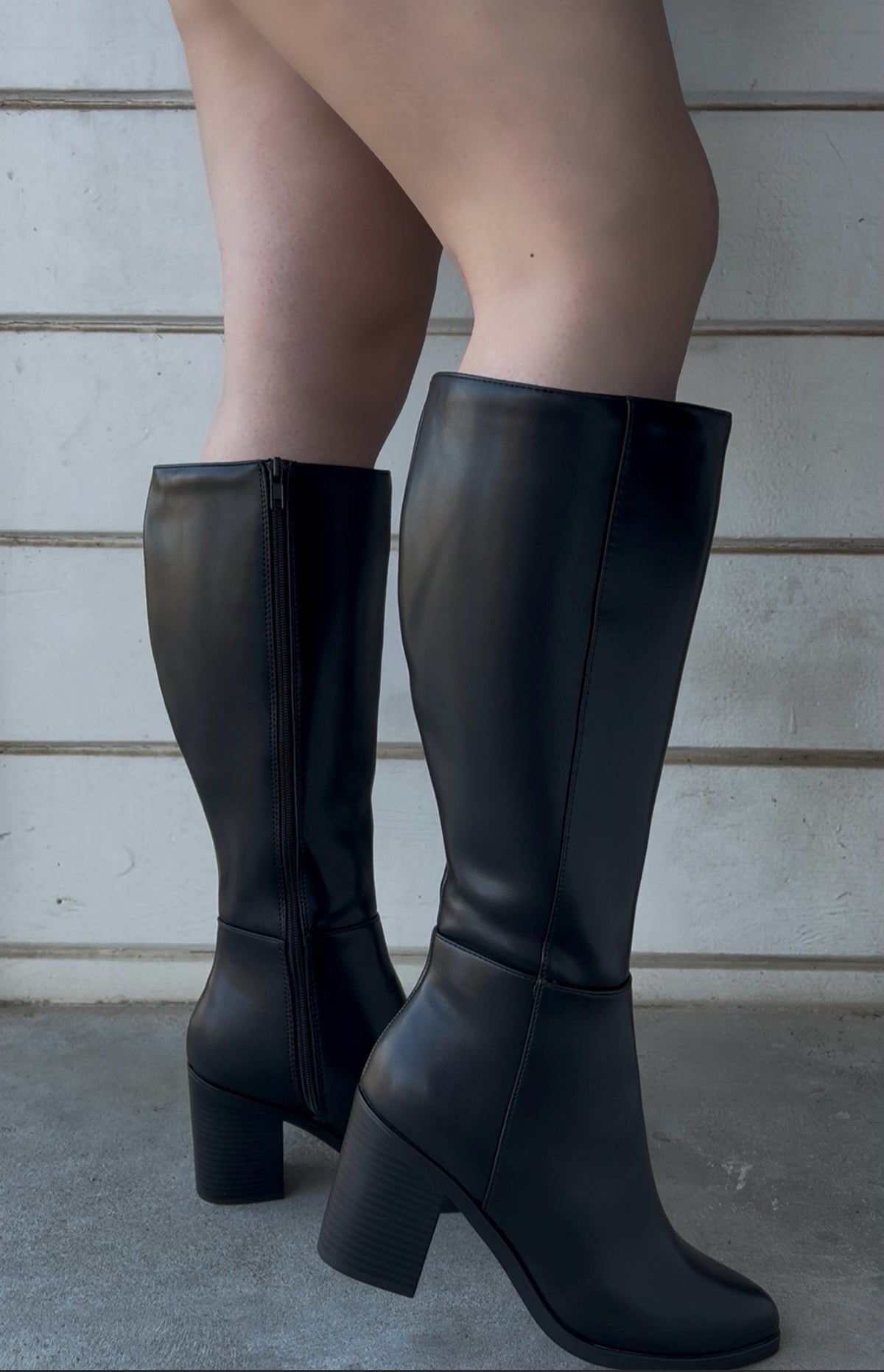 Emily Wide Calf Knee High Boot