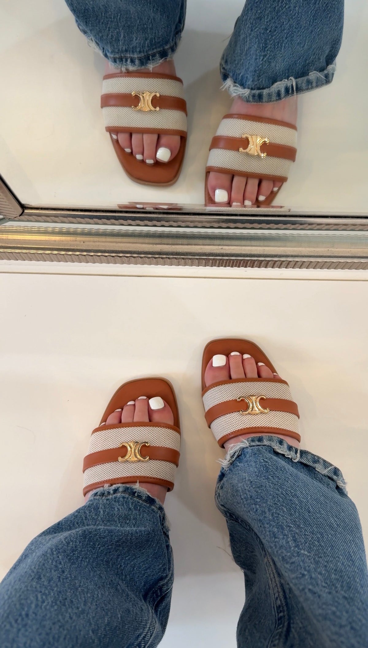 Elara Slip On Flat Sandal