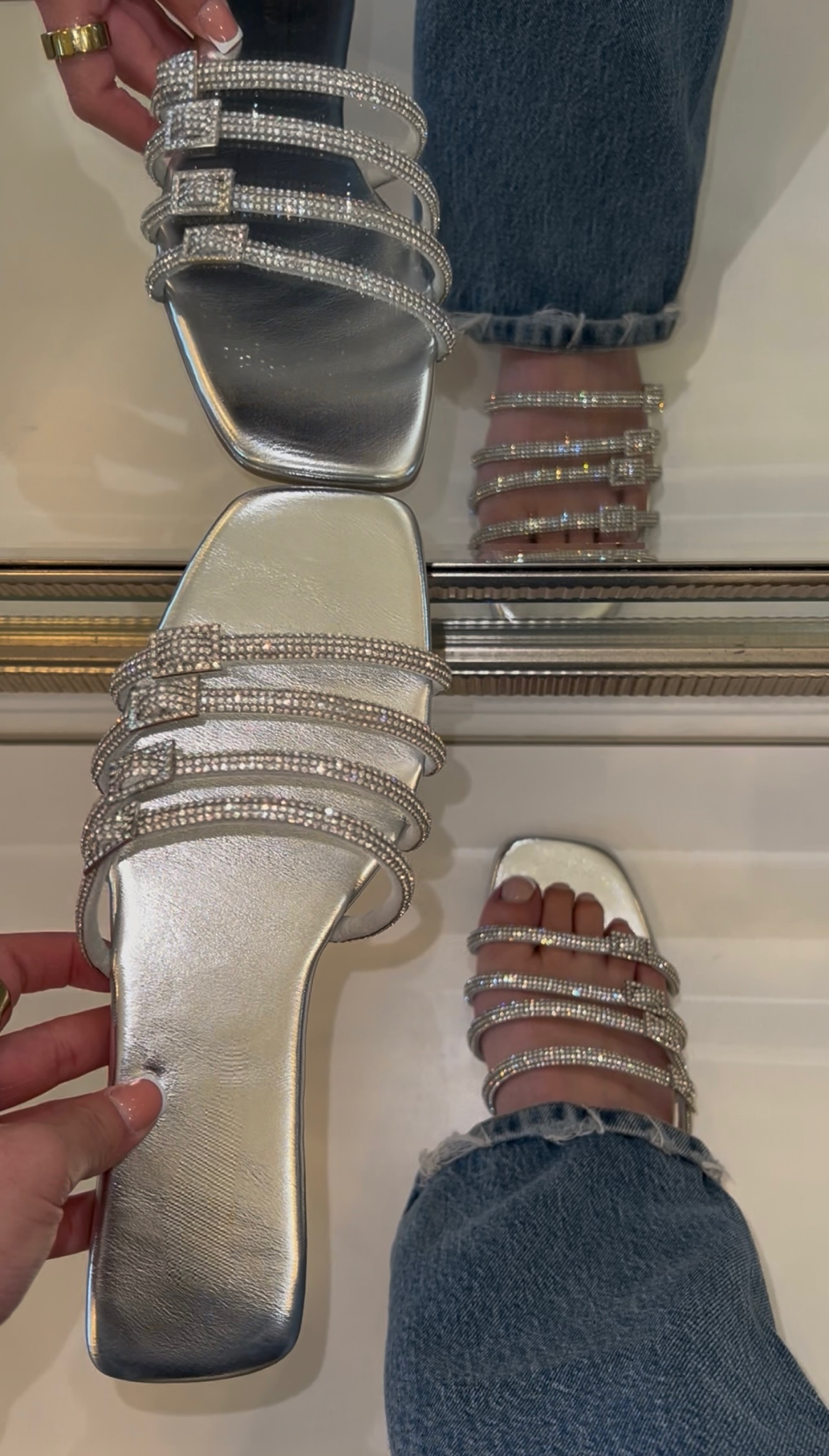 Yolanda Slip On Embellished Sandal