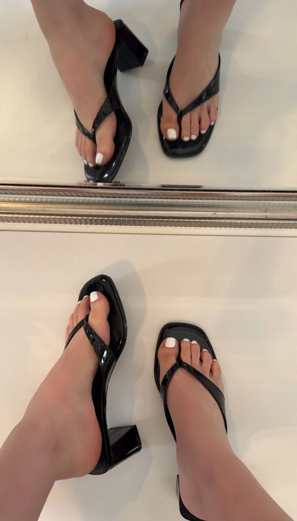 Tillie Thong Strap Block Heel