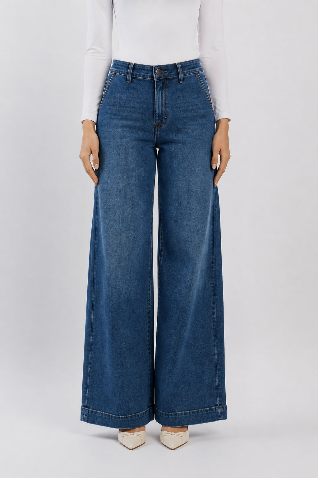 Moxie High Rise Wide Leg Jeans