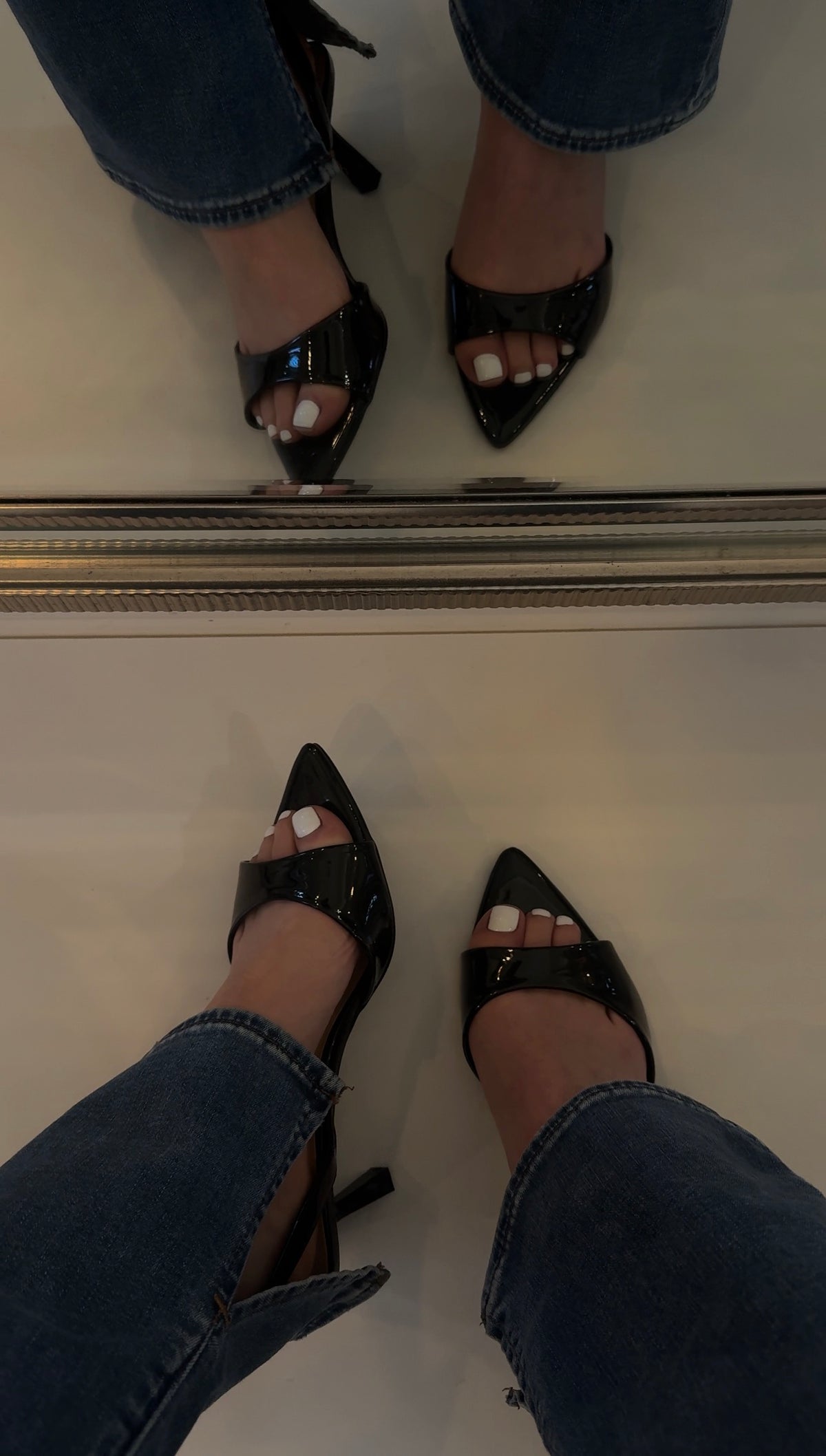 Kristie Pointed Toe Mule Heel