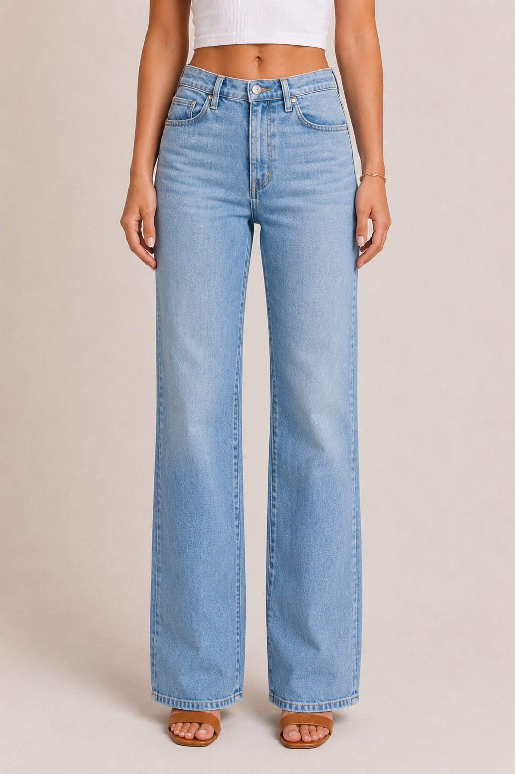 Rider High Rise Baggy Jeans - Medium Wash